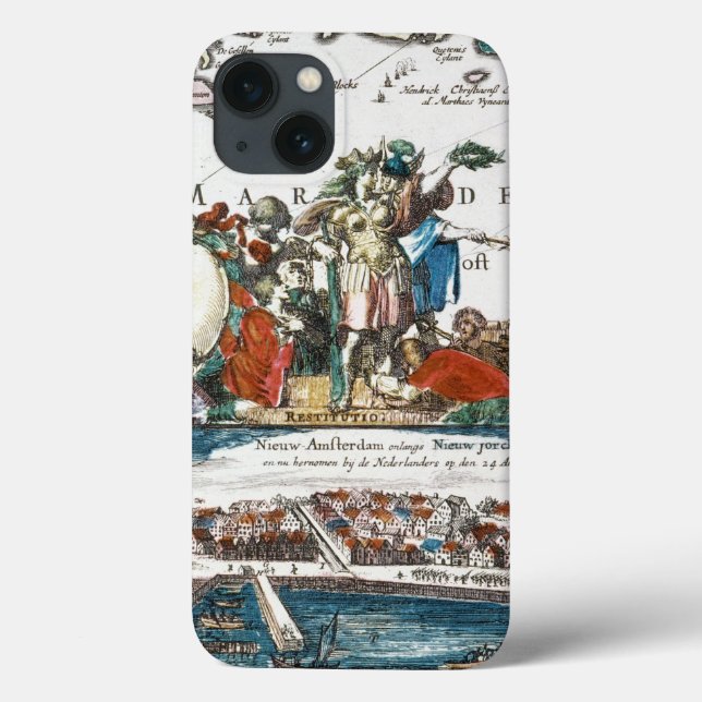 NEW AMSTERDAM, 1673 Case-Mate iPhone CASE (Back)