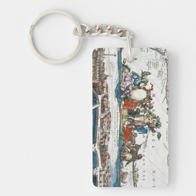 NEW AMSTERDAM, 1673 KEYCHAIN (Front)