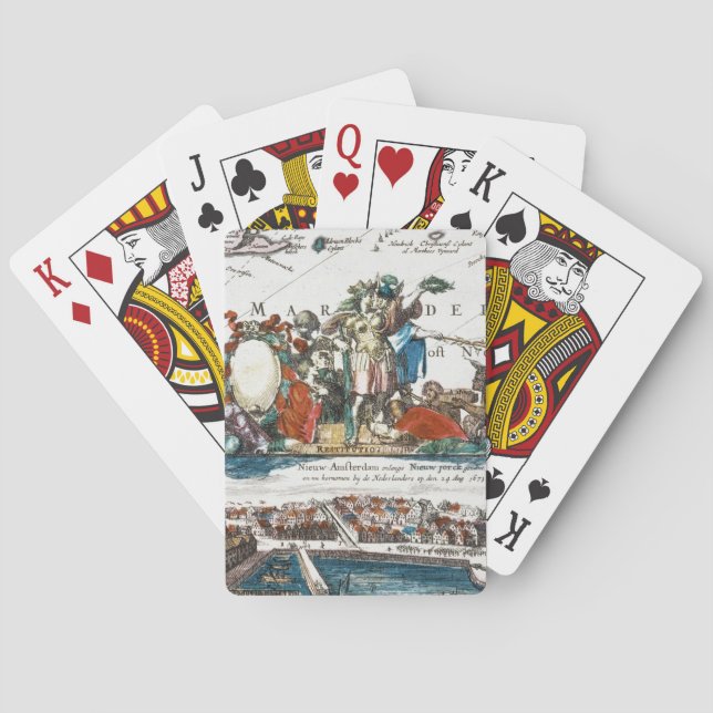 NEW AMSTERDAM, 1673 PLAYING CARDS (Back)
