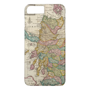 New and correct map of Scotland and the Isles iPhone 8 Plus/7 Plus Case