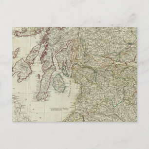 New and correct map of Scotland Postcard