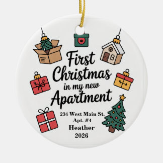 New Apartment 2026 Christmas Ornament Housewarming