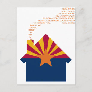 new arizona address announcement postcard