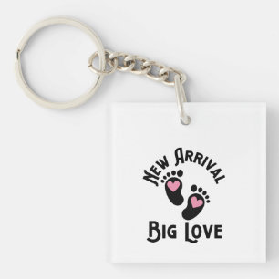 New arrival, big love.w keychain