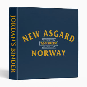 New Asgard Norway Souvenir Graphic Binder