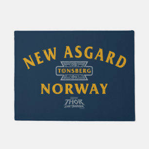 New Asgard Norway Souvenir Graphic Doormat