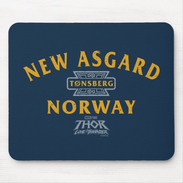 New Asgard Norway Souvenir Graphic Mouse Pad (Front)