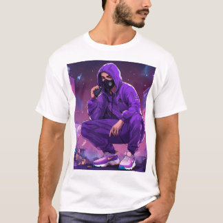 new attitude boy printed white t-shirt