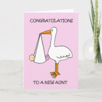 New Aunt Congratulations to a Baby Girl