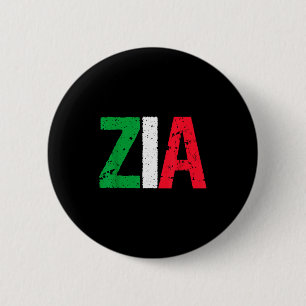 New Aunt Italian Zia Italian American Aunt Gift  2 Inch Round Button