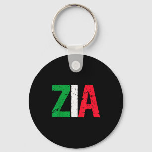 New Aunt Italian Zia Italian American Aunt Gift  Keychain