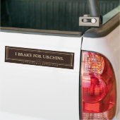 New Babbage Urchin Bumper Sticker (On Truck)