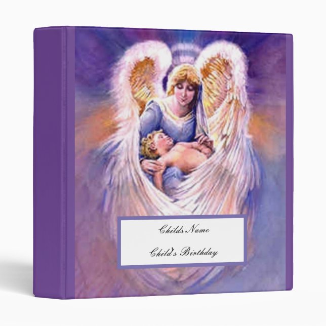 New Baby Angel photo album Binder (Front/Spine)