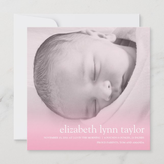 New Baby Announcement (Front)