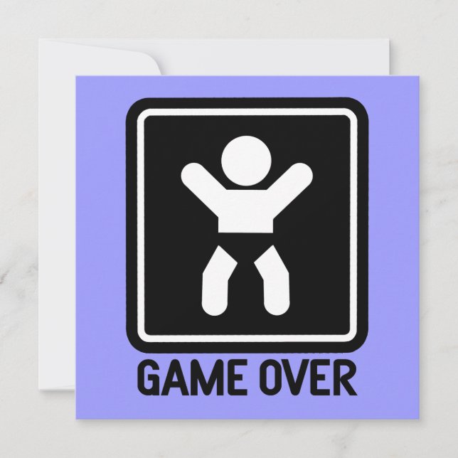 New Baby Blue Announcement (Front)