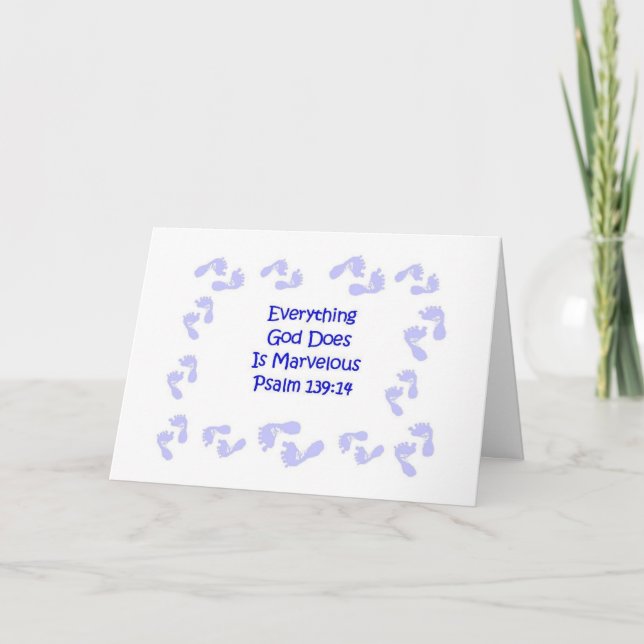 New baby - Boy Announcement (Front)