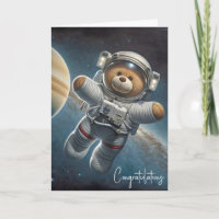 New Baby Boy Astronaut Teddy Bear