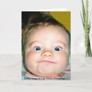 New Baby Boy Card