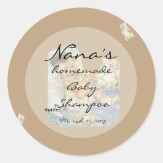 New Baby Canning lid cover for 2.5 inch lid Classic Round Sticker