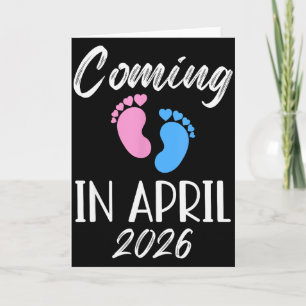 New Baby Coming In April 2026 Funny Baby Shower Bo Card