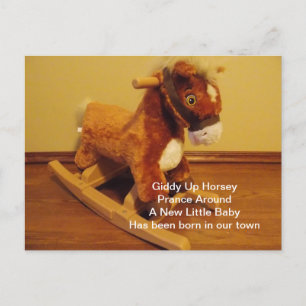 New Baby Congrats Announcement Postcard
