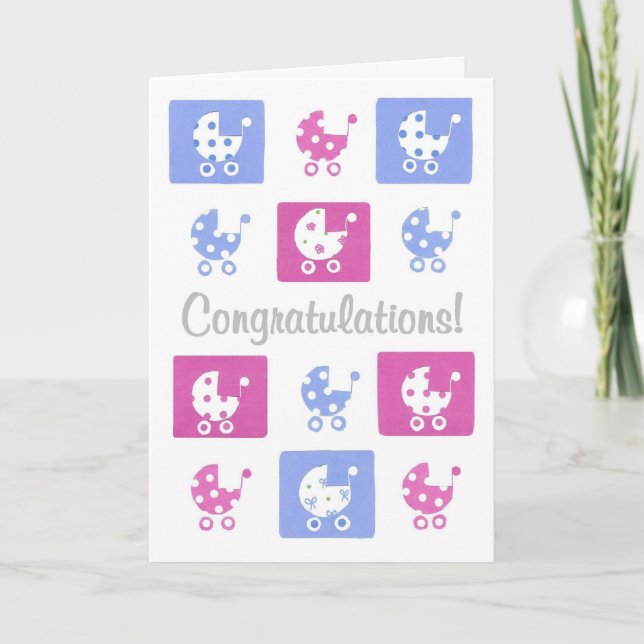 New Baby Congratulations Card (Front)