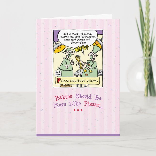 New Baby Greeting Card (Front)
