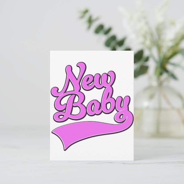 New Baby Holiday Postcard (Standing Front)