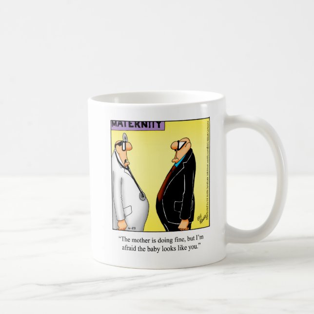 New Baby Humour Mug For Dad (Right)