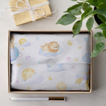New Baby Lion Design Baby Gift Tissue Wrap