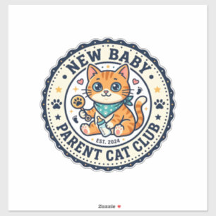 New Baby Parent Cat Cat Mom Gift Idea - New Baby P