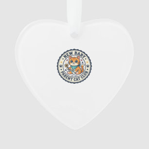 New Baby Parent Cat Cat Mom Gift Idea - New Baby P Ornament