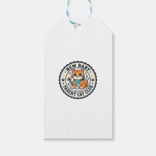New Baby Parent Cat Cat Mom Gift Idea - New Baby P Tags