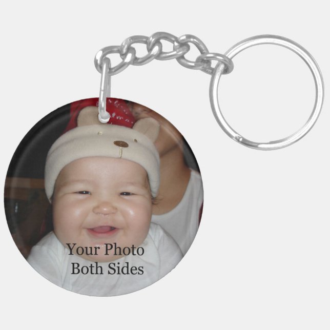 New Baby Photo Keychain (Back Left)