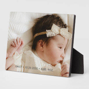 New Baby Plaque