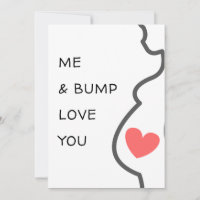 New baby/pregnancy Me and Bump Love you cute
