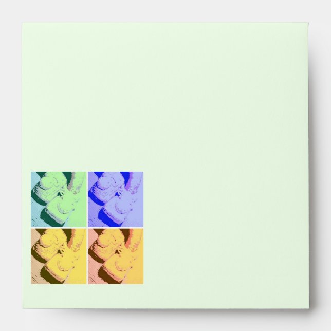 New Baby Save the Date Envelope (Front)