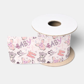 New Baby Teddy Bears Satin Ribbon
