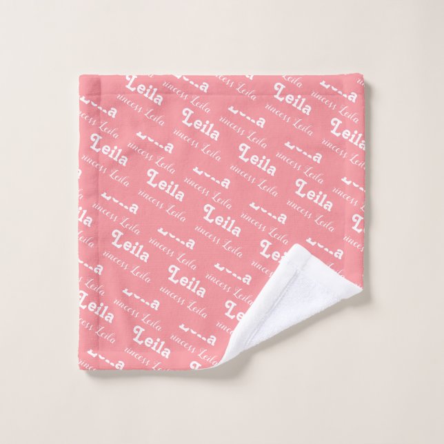 New baby towel | PInk Personalized Name Baby |  (Wash Cloth)