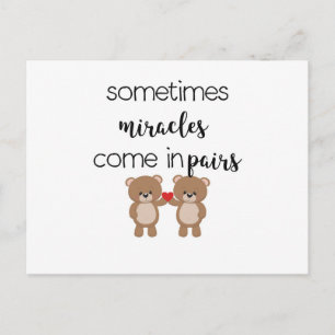New Baby - Twins Postcard