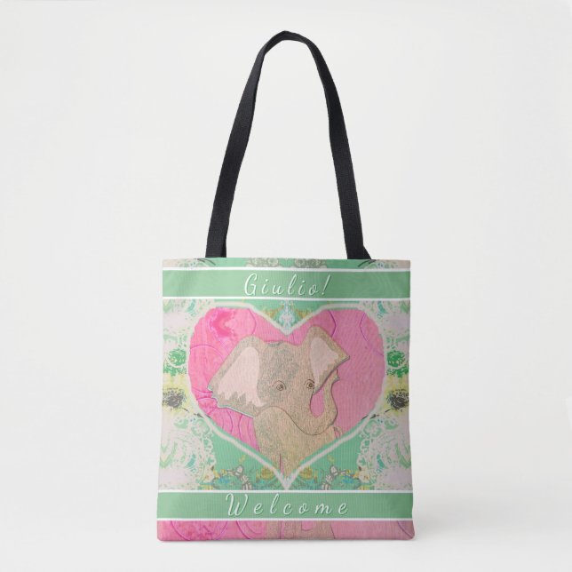 New Baby w/Elephant Tote (Front)