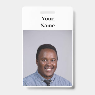 NEW! Badge - Vertical Retractable - Custom