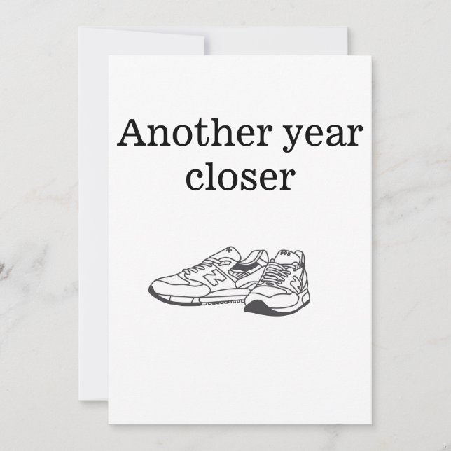 New Balance Birthday Card (Front)