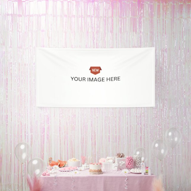 NEW! Banner - 4'x8' - Indoor - Custom (Party)