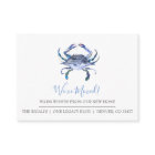 New Beach Home Moving Announcement Business Cards