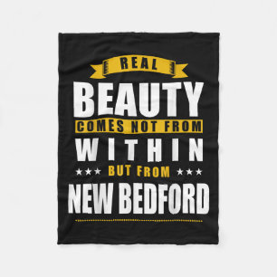 New Bedford - Funny D City Gift  Fleece Blanket