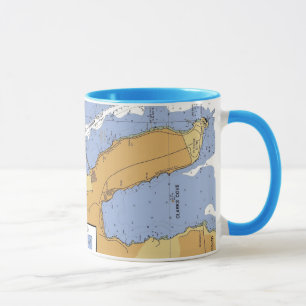 New Bedford mA. Tasse nautique de diagramme de
