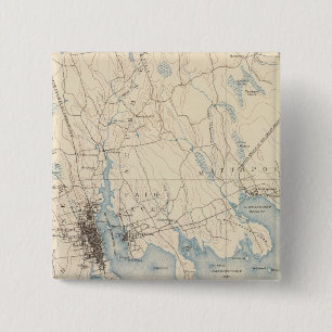 New Bedford, Massachusetts 2 Inch Square Button