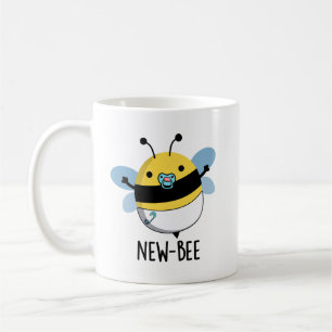 New Bee Funny Insect Bug Pun  Coffee Mug