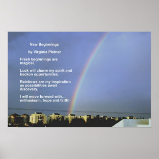 New Beginnings by Virginia Plotner Poster